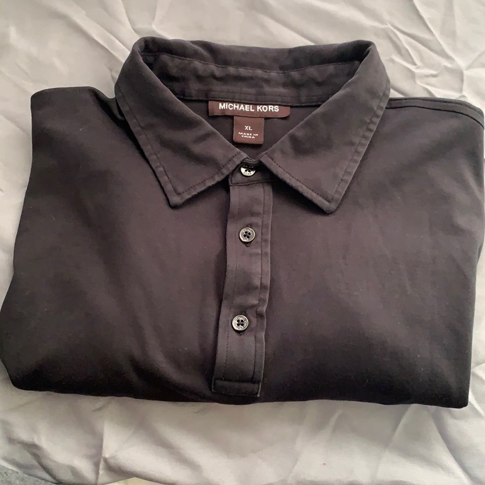 Michael Kors half button up